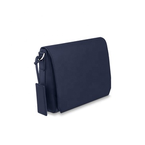 Sacs messagers pour hommes tendance, sacs messagers sportifs en cuir véritable <span class=keywords><strong>bleu</strong></span> <span class=keywords><strong>marine</strong></span> avec logo personnalisé pour hommes/ - Product Image 5