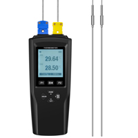 YET-620L Digital LCD Thermometer with K-Type Probe High Accuracy Double Channels Temperature Measurement OEM & ODM Supported