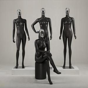 หุ่นแสดงร่างกาย,แฟชั่นโครเมี่ยมหน้าหญิงเพศชุดชั้นในหุ่นหุ่นโชว์ไฟเบอร์กลาส - Product Image 5