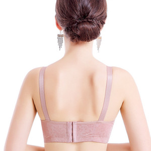 Reggiseni da donna Sexy filo Push up biancheria intima con perline di cotone senza cuciture grande taglia 36-44 Lingerie femminile - Product Image 3