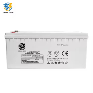แบตเตอรี่เจลแบบ Deep Cycle ทนความร้อนสูง 12V 100Ah-200Ah ไม่ต้องบำรุงรักษา สำหรับระบบโซลาร์เซลล์บ้าน UPS SOLAR FLASH รับประกัน 10 ปี SPB - Product Image 2
