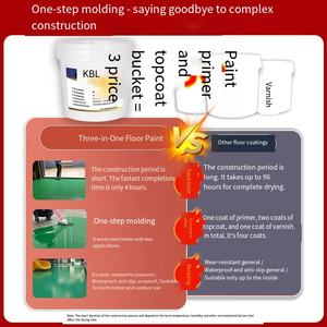 Peinture époxy pour sols en ciment d'intérieur, trois en un, résistante à l'usure, antidérapante, certifiée NSF, à base d'huile, pour atelier à domicile, usage maritime - Product Image 2