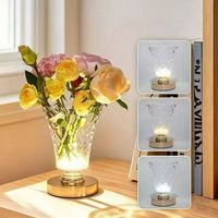 Lampe de chevet européenne compacte à brancher, lumière douce et chaude pour la maison, la chambre à coucher, la table de nuit, lampe à 3 températures de couleur