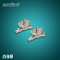 Poignée de compression en acier inoxydable de qualité industrielle KUNLONG SK1-836 304 chromé brillant pour utilisation en congélateur