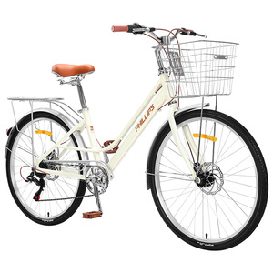 Bicicleta Urbana Phillips de 26 Pulgadas con Cuadro de Aleación de Aluminio, Estilo Clásico, Multivelocidad, para Desplazamientos Urbanos - Product Image 5