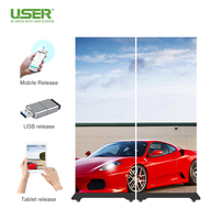 Layar LED Digital HD Indoor Outdoor Berkualitas Tinggi P2.5 P1.86 dengan Stand untuk Acara