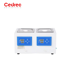 高品質2穴水槽ステンレス鋼デジタル表示サーモスタット水槽（ラボ・病院用） - Product Image 5