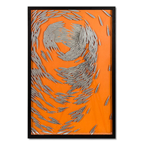 Vendita calda casa interni casa <span class=keywords><strong>camera</strong></span> <span class=keywords><strong>da</strong></span> <span class=keywords><strong>letto</strong></span> e soggiorno Display 3D Wall Art Frame arti in metallo dipinti appesi per la decorazione domestica - Product Image 2