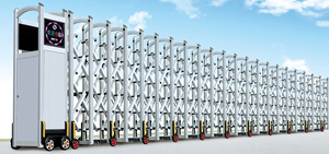 ประตูบานเลื่อนเพื่อความปลอดภัยแบบพับเก็บได้ระบบไฟฟ้าสำหรับโรงแรมในครัวเรือน - Product Image 4