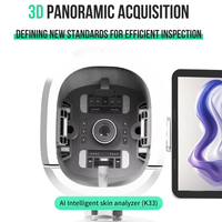 Analyseur de peau 3D IA amélioré 2026 – Dermoscope haute résolution pour diagnostic facial, compatible UE/US pour usage domestique et commercial