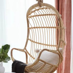 <span class=keywords><strong>Silla</strong></span> <span class=keywords><strong>Colgante</strong></span> de Ratán para Interiores/Exteriores, Diseño de Nido de Pájaro, Columpio de Patio para Relajarse - Product Image 2