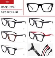 Montures de lunettes de sport flexibles TR pour hommes, style tendance, lunettes optiques, lunettes TR pour hommes