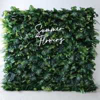 Usine directe artificielle plantes vertes mur gazon artificiel mur plante toile de fond