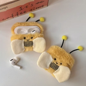 Funda Protectora de Peluche para <span class=keywords><strong>AirPods</strong></span> 1 2 3 <span class=keywords><strong>4</strong></span> <span class=keywords><strong>Pro</strong></span> 2 3 <span class=keywords><strong>Max</strong></span>, para Mujeres y Chicas, Cálida y Suave - Product Image 2