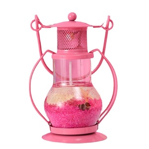 Aladdin Lamp <b>Candle</b> Holder Round Glass Wrought Iron Eco Friendly Valentine'S Day Gift - Product Image 5