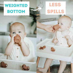 CYX Usine Directe Sans BPA Pour Tout-Petit Gobelet Auto Incassable Facile à Grip Silicone Bébé Formation Tasses Minuscules Tasses Ouvertes - Product Image 6