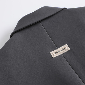 Off White Women's Blazer Solid Color Polyester Anti-Wrinkle Spring Autumn 2025 Professional Suit Jacket - Product Image 4