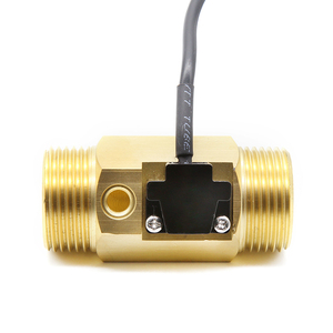 Pengukur aliran turbin 25mm untuk air minyak bahan bakar kuningan tembaga 1 "Sensor aula dengan 50K Probe suhu 2-50L penghitung <span class=keywords><strong>Meter</strong></span> 1,75mpa - Product Image 6