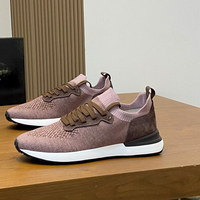 Chaussures décontractées pour hommes en maille respirante à lacets, légères, patchwork, multicolores, style italien, luxe original
