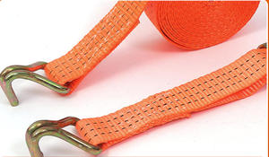 <span class=keywords><strong>Sangle</strong></span> de fixation à <span class=keywords><strong>cliquet</strong></span> en polyester Tianma Cargo Control avec crochet en J à haute résistance - Product Image 5