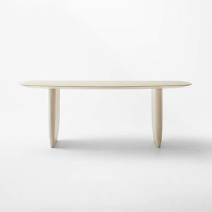 Mesa de Comedor de Madera de Estilo Nórdico Moderno, Muebles para el Hogar, Mesa Rectangular Simple de Roble Blanco Sólido para 8 Personas - Product Image 2