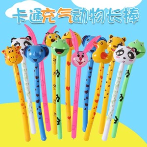 Vente en gros de jouets gonflables en PVC avec dessin animé, girafe et <span class=keywords><strong>lapin</strong></span>, longs animaux sautants pour enfants, prix spécial pour offrir en cadeau - Product Image 6