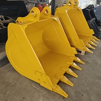 Bucket Batu Shansong SZ200 untuk Excavator 20 Ton, Backhoe, Wheel Loader & Skid Steer - Peralatan Konstruksi