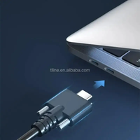 Cable USB Tipo C con Panel de Bloqueo de Rosca, Conductor de Cobre Puro, Carga Rápida para Cámara y Computadora, Precio de Fábrica
