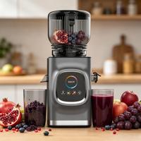 Commerciële slimme slowjuicer, koudgeperste, BPA-vrije sapcentrifuge voor heel fruit, grotere maat, zelfreinigende koudgeperste sapcentrifuge.
