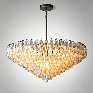 Lustre moderne en marbre et albâtre à <span class=keywords><strong>deux</strong></span> niveaux, style nordique américain, avec éclairage LED circulaire en marbre et albâtre, design espagnol - Product Image 1