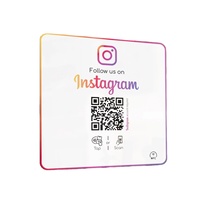 Etiqueta NFC Personalizada con Código QR para Seguirnos en Instagram, Facebook y Google, NFC213 215 216, Etiqueta Adhesiva para Mesa