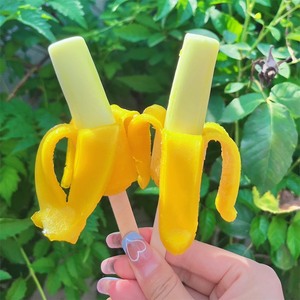 Crème glacée à la <span class=keywords><strong>banane</strong></span> au goût fruité 55g Prête à manger Emballée dans un sac Marque Abink - Product Image 4