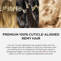 LBC Extensions de Cheveux Humains Naturels à Bandes Adhésives Invisibles, Cheveux Humains 4B 4C à Bandes Adhésives