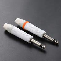 NEUTRIK NP2X-WT 1/4" 6.35mm Konektor Audio Stereo TRS Berlapis Emas untuk Kabel Audio Profesional