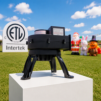 Souffleur d'air électrique publicitaire de qualité, à faible bruit, IPX4, pour décorations gonflables, moteur AC 110V 85W 100W, idéal pour Noël