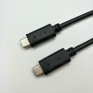 Lung Kay Type C Data <b>Cable</b> 1m Fast Charging For Mobile Phone Black PVC Jacket Weaving Shielding - Product Image 4