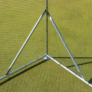 Nuevo gallinero <span class=keywords><strong>de</strong></span> acero galvanizado grande <span class=keywords><strong>de</strong></span> 8x3x2m para cría <span class=keywords><strong>de</strong></span> gallinas ponedoras 2025 - Protección UV y a prueba <span class=keywords><strong>de</strong></span> lluvia, multifuncional - Product Image 4