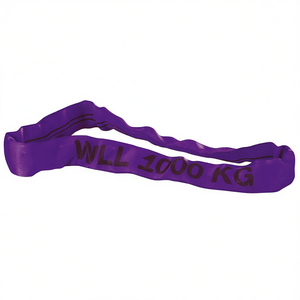 Cuerda Redonda de Poliéster de 1000 Kg, Color Morado, para Elevación y Manipulación - Product Image 2