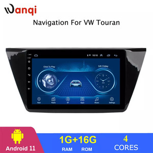 Wanqi 10 Inch <span class=keywords><strong>Android</strong></span> 11 Xe DVD Đa Phương Tiện Máy Nghe Nhạc Đài Phát Thanh Video Âm Thanh Stereo GPS Hệ Thống Định Vị Cho <span class=keywords><strong>VW</strong></span> Touran 2015-2018 - Product Image 2
