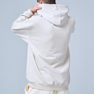 Sudadera con capucha de algodón 100% de alta calidad personalizada Heavyweight Terry Men Hoodie Blank Plain Bulk Hoodie al por mayor - Product Image 3