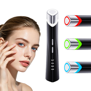 Dispositivo de Belleza Portátil 0728 con Microcorriente y Vibración de 3 Colores, Masajeador Facial y de Cuello con 3 Modos Ajustables y Calor para Ojos - Product Image 1