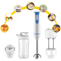 Mixeur multifonction électrique manuel en acier inoxydable, moteur en cuivre pur, mixeur à main portable, hachoir alimentaire, écraseur