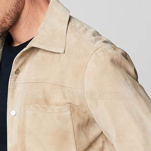 Ropa de color sólido, camisas de cuero para hombres, venta directa de fábrica, camisas de cuero para hombres para adultos - Product Image 5