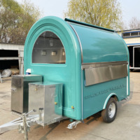 Vente flash : Mini chariot de nourriture de rue mobile, bar mobile, chariot de vente de hot-dogs, de glaces, de café, de gaufres et de jus