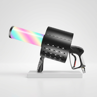 Canon à confettis LED, pistolet à fumée portatif pour scène, bar, DJ, pistolet à glace sèche CO2, lance-confettis au dioxyde de carbone 110-220V