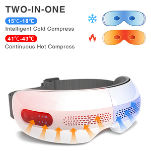 Draadloze Elektrische Oogmassager Warm En Koud Kompres Slaapmasker Met Muziek Hete/Koele Luchtcompressie Voor Oogcomfort - Product Image 2