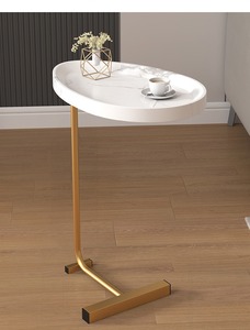 Sofá pequeño con marco de Metal de estilo Simple para sala de estar, en forma de mesa auxiliar con bandeja C, mesa bonita, mesa de centro Nórdica - Product Image 5