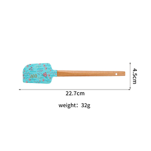 Vente directe d'usine, <span class=keywords><strong>spatule</strong></span> <span class=keywords><strong>de</strong></span> <span class=keywords><strong>cuisine</strong></span> en caoutchouc <span class=keywords><strong>de</strong></span> qualité alimentaire à motif personnalisé, <span class=keywords><strong>spatule</strong></span> en silicone pour pâtisserie - Product Image 2