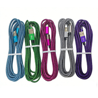 Kabel Data Sinkronisasi Pengisian Cepat USB Type C Berbahan Nilon Kepang Tahan Lama Harga Pabrik untuk Ponsel dan Komputer