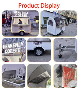 Custom BBQ Concession Trailer Coffee <b>Cart</b> Hot Dog Ice Cream Mobile Food Truck with Fully Equipped Food Trailer - Product Image 2